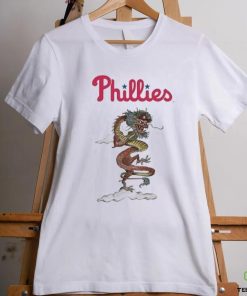 Youth Tiny Turnip White Philadelphia Phillies 2024 Year of The Dragon T Shirt