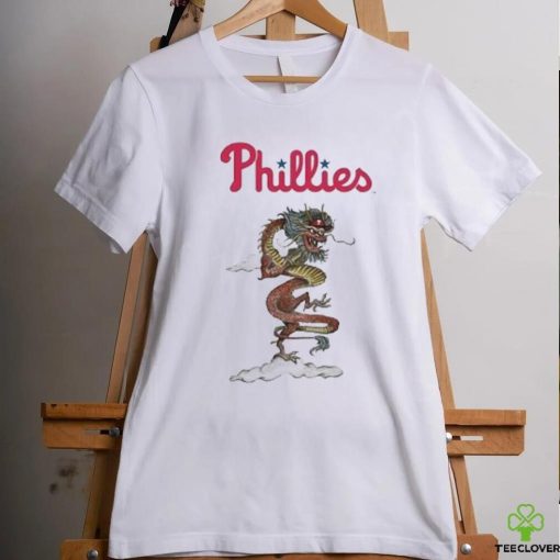 Youth Tiny Turnip White Philadelphia Phillies 2024 Year of The Dragon T Shirt