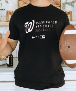 Youth Washington Nationals Nike Heathered Red Authentic Collection Velocity Practice Performance T Shirt