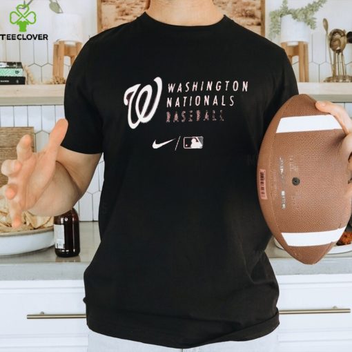 Youth Washington Nationals Nike Heathered Red Authentic Collection Velocity Practice Performance T Shirt