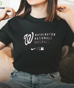 Youth Washington Nationals Nike Heathered Red Authentic Collection Velocity Practice Performance T Shirt