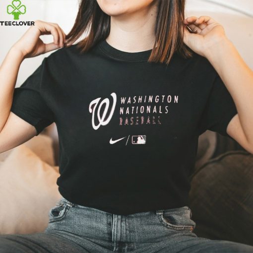 Youth Washington Nationals Nike Heathered Red Authentic Collection Velocity Practice Performance T Shirt
