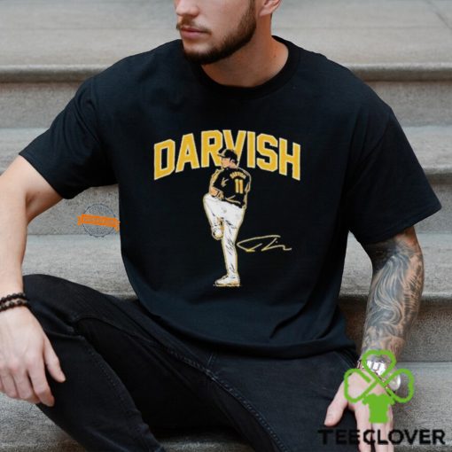 Yu Darvish San Diego Padres Ace Pose Signature 2024 T Shirt