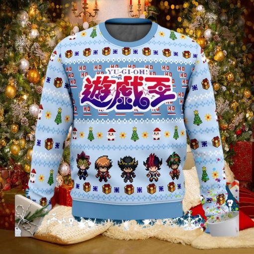 Yu Gi Oh Character Sprites Ugly Christmas Sweater