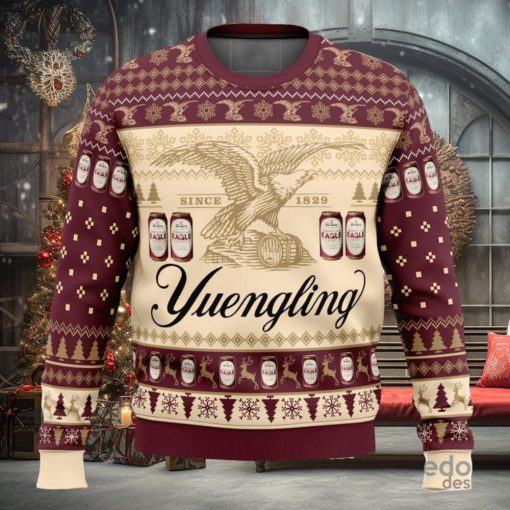 Yuengling 3D Ugly Christmas Sweater Christmas Gift Ideas Party Gift