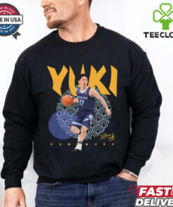 Yuki Kawamura post moves Memphis Grizzlies signature T shirt