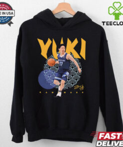 Yuki Kawamura post moves Memphis Grizzlies signature T shirt 1 Yuki Kawamura post moves Memphis Grizzlies signature T shirt