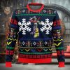 Reindeer Pug Dog Boston Red Sox Christmas Ugly Sweater