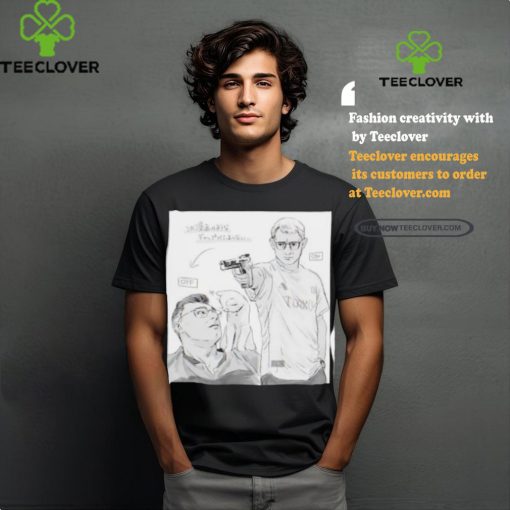 Yusuf Dikeç Turkish sport shooter Olympics 2024 with cat comic shirt