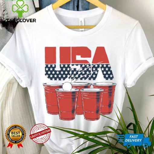 USA Beer Pong 4th of July 2023 shirt