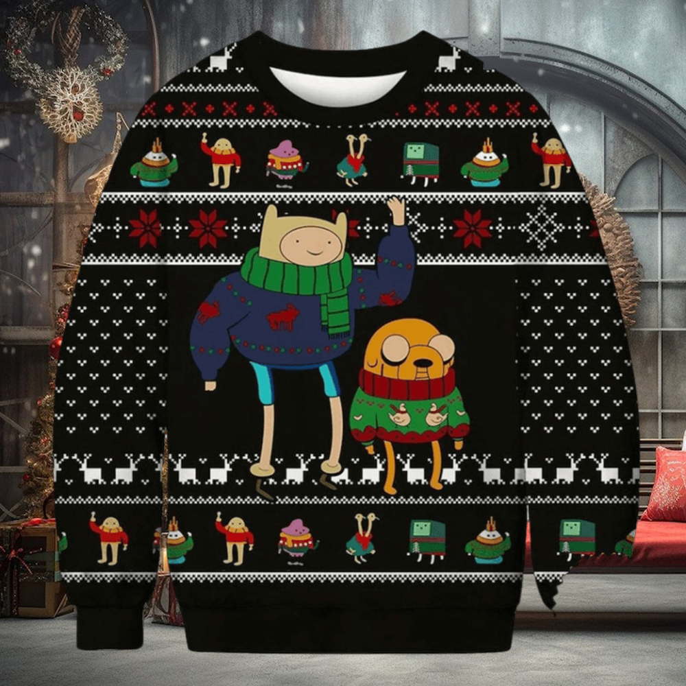 Adventure Time Ugly Christmas Sweater Adventure Time Ugly Christmas Sweater