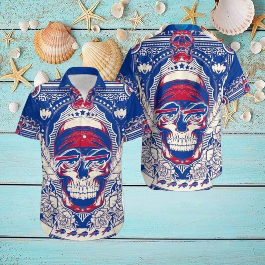 Buffalo Bills Hawaiian Shirt Pharaoh Skull Wolf Flower Buffalo Bills Gift Buffalo Bills Hawaiian Shirt Pharaoh Skull Wolf Flower Buffalo Bills Gift