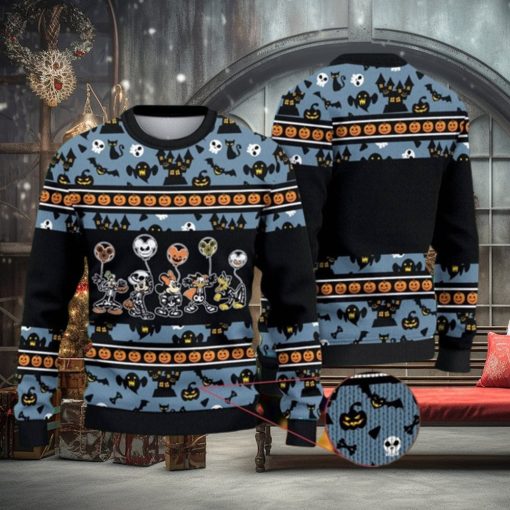 Mickey and Friends Christmas Ugly Sweater, Mickey Halloween Party Christmas Sweater, Xmas Sweater, Ugly Christmas Sweater