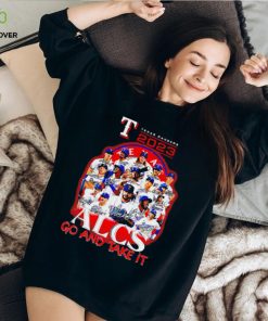 Texas Ranger 2023 Alcs go and take it players signatures logo hoodie, sweater, longsleeve, shirt v-neck, t-shirt