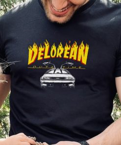 Back to the Future Delorean Outatime Back to Flames shirt
