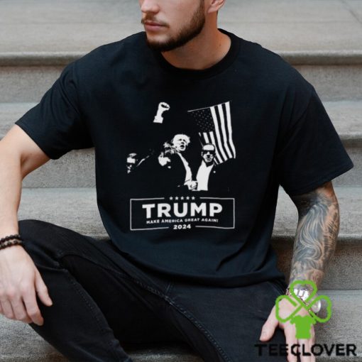 Trump Make America Great Again 2024 Attempted Assassination Of Donald Trump T Shirt