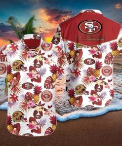 Tropical Plant San Francisco 49ers Hawaiian Shirt Summer Button Up