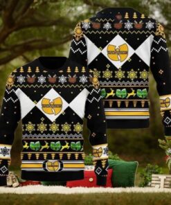 Wu Tang Clan Snow Power Ranger Chirstmas Gifts 2024 Xmas For Family And Friends Ugly Sweater