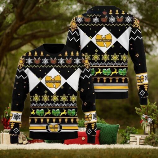 Wu Tang Clan Snow Power Ranger Chirstmas Gifts 2024 Xmas For Family And Friends Ugly Sweater
