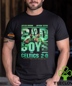 Jaylen Brown And Jayson Tatum Bad Boys Boston Celtics Is Now Two Wins Away Unisex T Shirt 1 Jaylen Brown And Jayson Tatum Bad Boys Boston Celtics Is Now Two Wins Away Unisex T Shirt