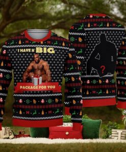 Big Package Barry Wood Meme Ugly Christmas Sweater