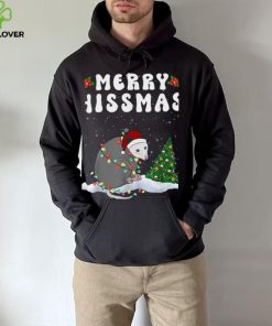 Merry Hissmas Opposum Christmas Santa Hat Funny Xmas Unisex Shirt