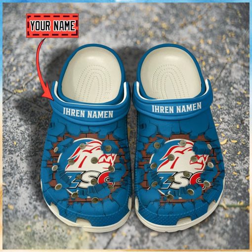 ZSC Lions Break Cracked Hole Design Crocs Shoes