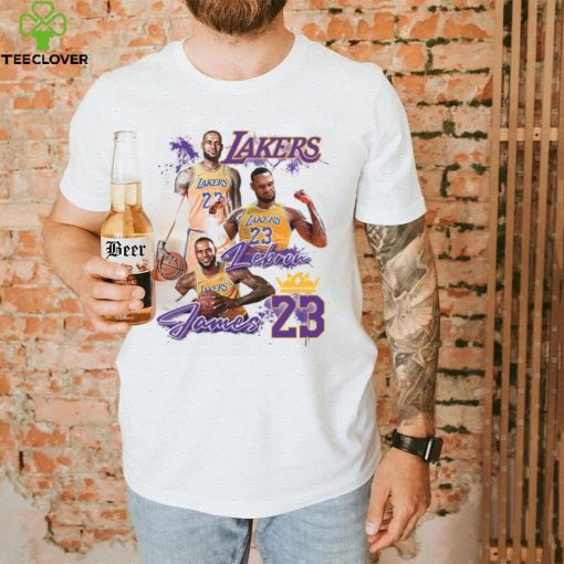 Lebron James T hoodie, sweater, longsleeve, shirt v-neck, t-shirt, 23 Lakers Shirt, Los Angeles Lakers Shirt, NBA Team Lakers T Shirt