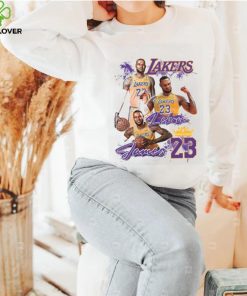 Lebron James T hoodie, sweater, longsleeve, shirt v-neck, t-shirt, 23 Lakers Shirt, Los Angeles Lakers Shirt, NBA Team Lakers T Shirt