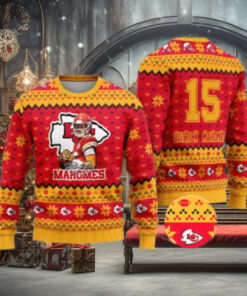 Patrick Mahomes 15 Ugly Christmas Sweater