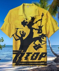 ZZ Top Goin 50 Short Sleeve Hawaiian Shirt