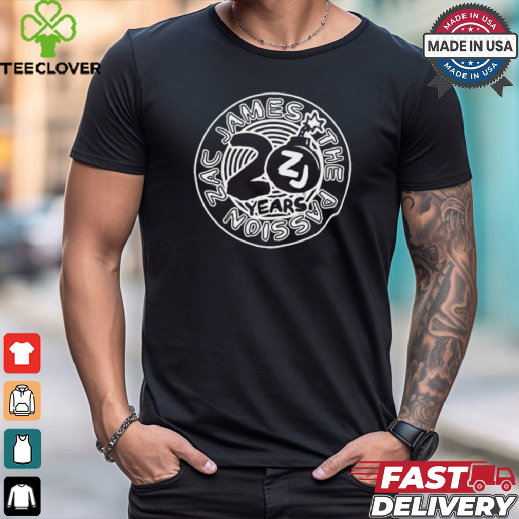 Zac James ZJ 20 Years Shirt Zac James ZJ 20 Years Shirt