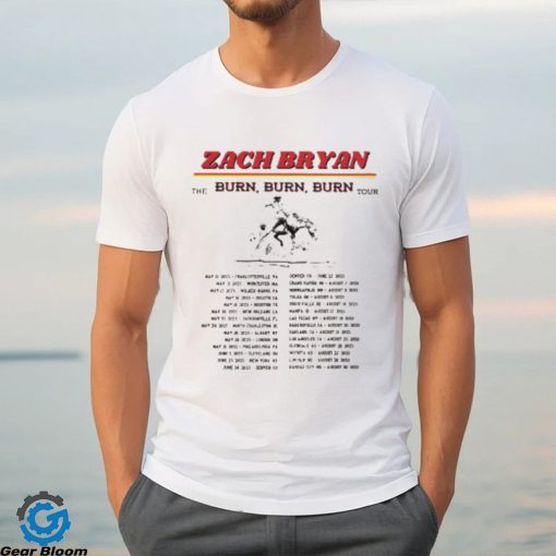 Zach Bryan Burn Tour 2023 Shirt 1