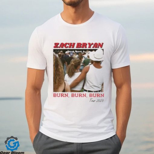 Zach Bryan Burn Tour 2023 Shirt