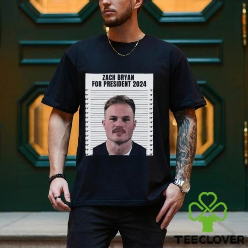 Zach Bryan Mugshot For President 2024 Shirt