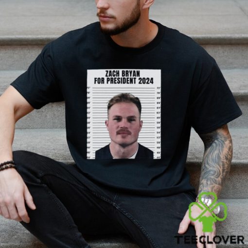 Zach Bryan Mugshot For President 2024 Shirt