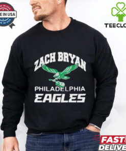 Zach Bryan Philadelphia Eagles Guitar Eagle T shirts