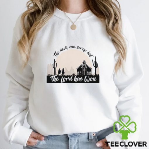 Zach Bryan Revival Sweatshirt The Devil Can Scrap But Lord Has Won Short Sleeve Sweater Classic Shirt