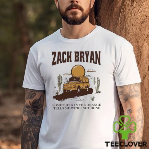 Zach Bryan T Shirt Something in The Orange Song Gift for Country Music Lover