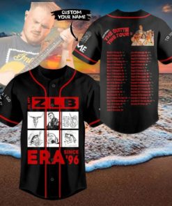 Zach Bryan The Quittin Time Tour 2024 Custom Baseball Jersey