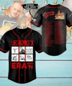 Zach Bryan The Quittin Time Tour 2024 Custom Baseball Jersey
