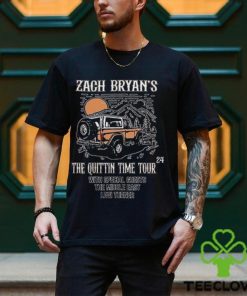 Zach Bryan The Quittin Time Tour 2024 Front And Back Shirt Vintage Country Music Sweathoodie, sweater, longsleeve, shirt v-neck, t-shirt T Shirt