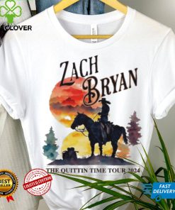 Zach Bryan The Quittin Time Tour 2024 Sunset T shirt