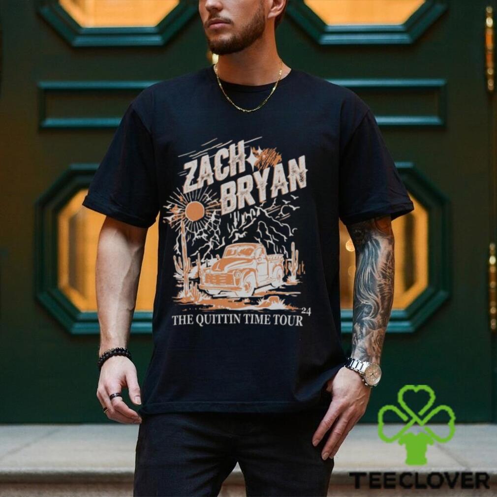 Zach Bryan The Quittin Time Tour 2024 T Shirt Zach Bryan The Quittin Time Tour 2024 T Shirt