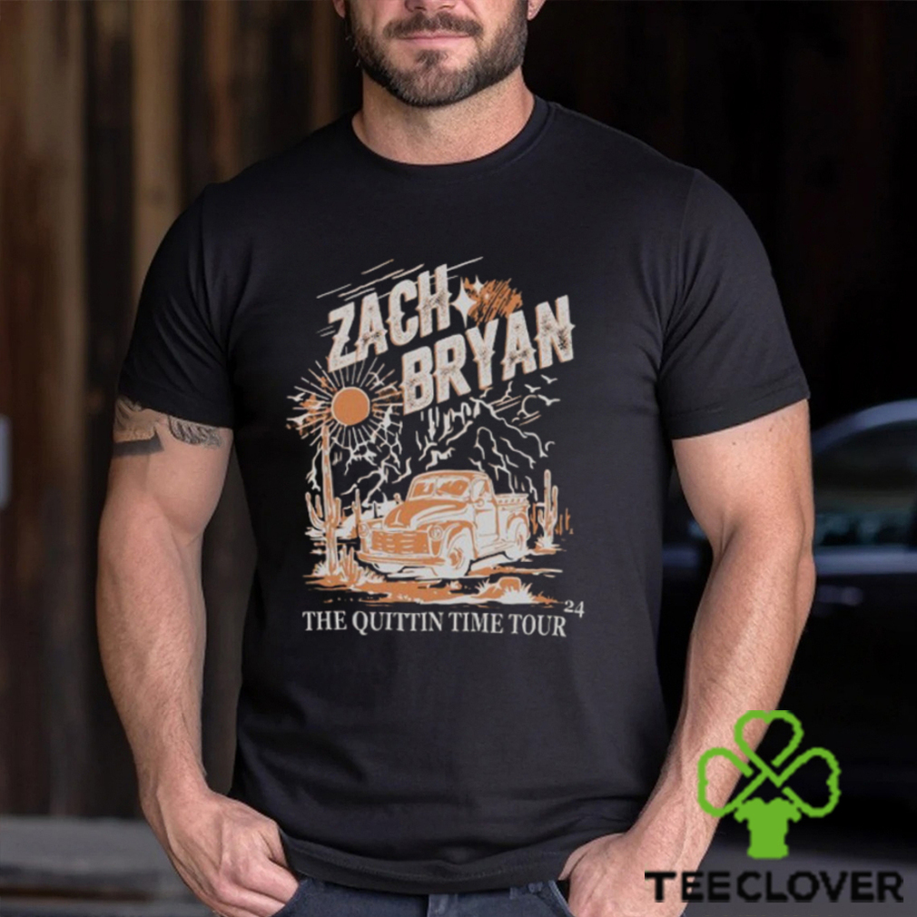 Zach Bryan The Quittin Time Tour 2024 T Shirt Zach Bryan The Quittin Time Tour 2024 T Shirt