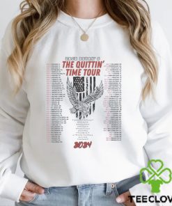 Zach Bryan Tour Presale 2024 Unisex Sweatshirt, The Quittin Time 2024 Tour Dates Shirt