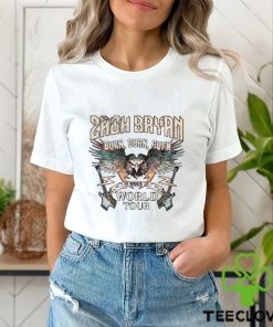 Zach Bryan World Tour 2 Side Shirt Country Music Concert Merch Summer 23 Burn Burn Burn Shirt 1