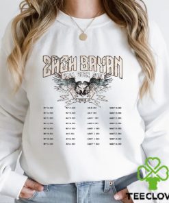 Zach Bryan World Tour 2 Side Shirt Country Music Concert Merch Summer 23 Burn Burn Burn Shirt