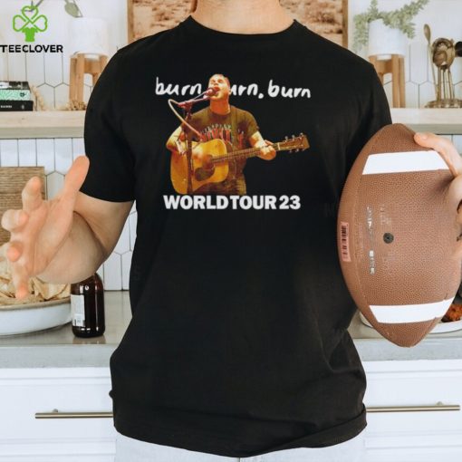 Zach Bryan burn burn burn World Tour 2023 shirt