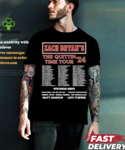 Zach Bryan’s the Quittin Time Tour 2024 Schedule Shirt 2 Zach Bryan’s the Quittin Time Tour 2024 Schedule Shirt